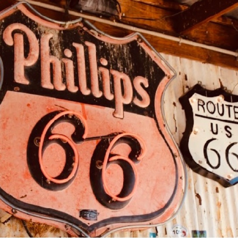 9 custom 5x5 prints of Route 66